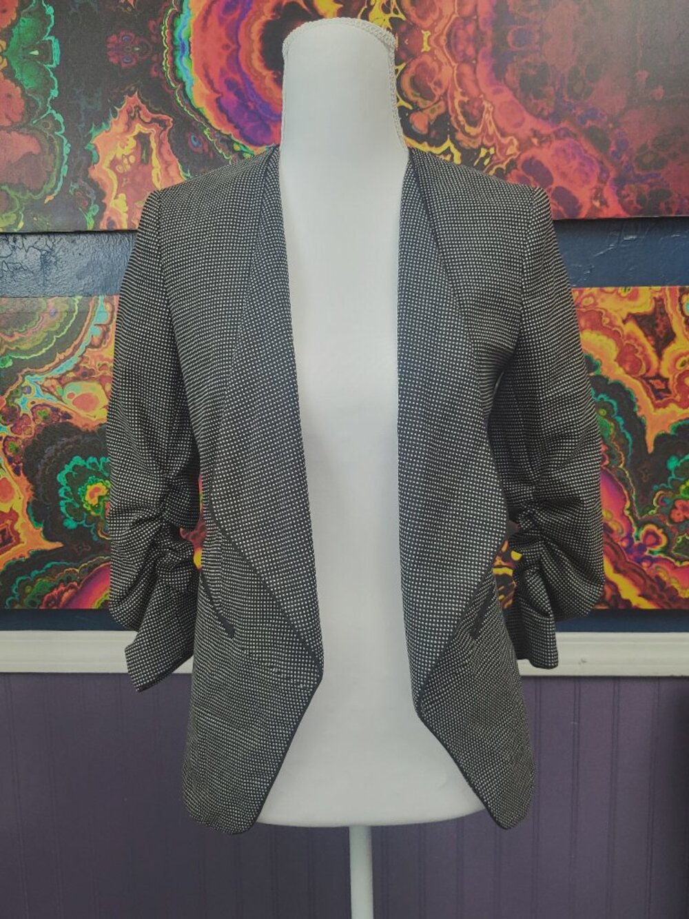 H & M ~ Sz 4 ~ ¾ Sleeve Blazer / Jacket ~ Excellent Condition